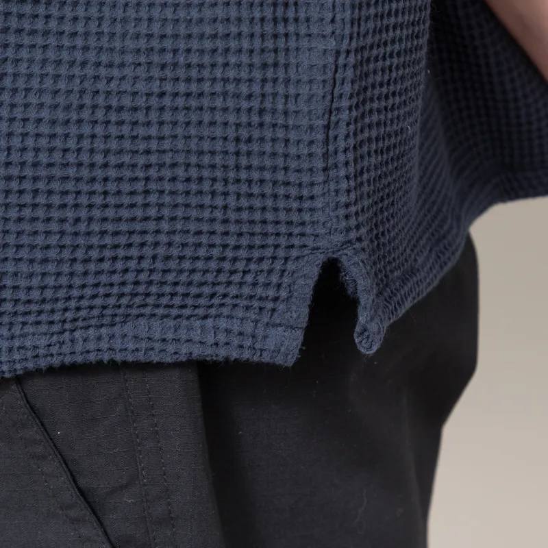 T and C Surf Waffle Shirt Dark Navy-5