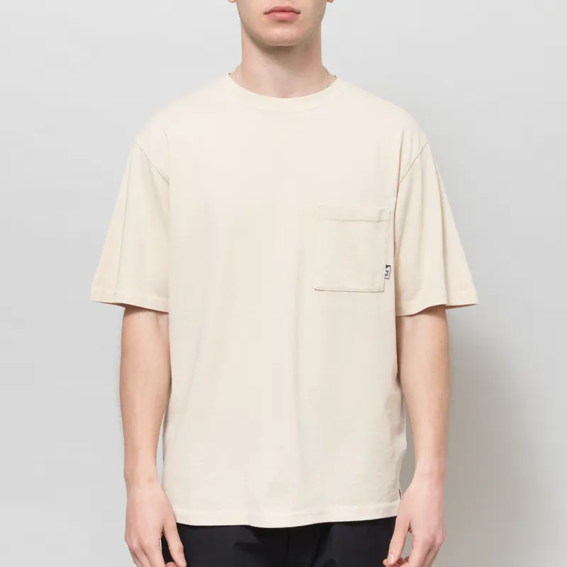 T and C Surf OG Mist Pocket T Shirt Greige-1