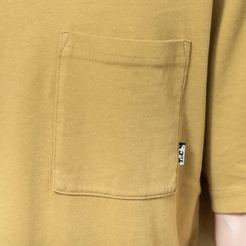 T and C Surf OG Mist Pocket T Shirt Moss-4