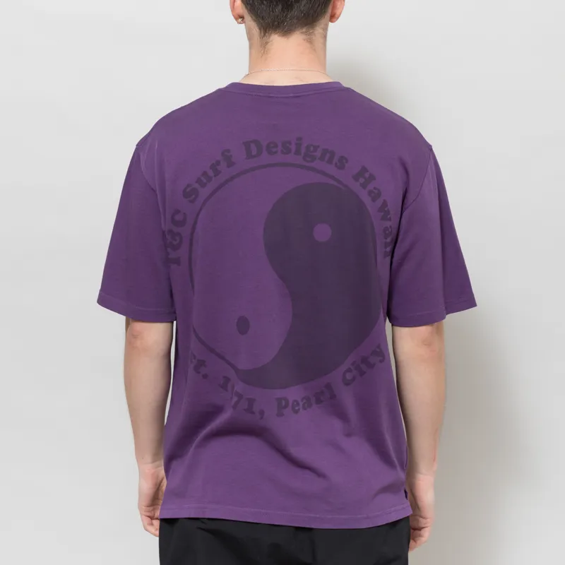 T and C Surf OG Mist Pocket T Shirt Dark Purple