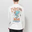 T and C Surf Koi Lightning Long Sleeve T Shirt Light Grey
