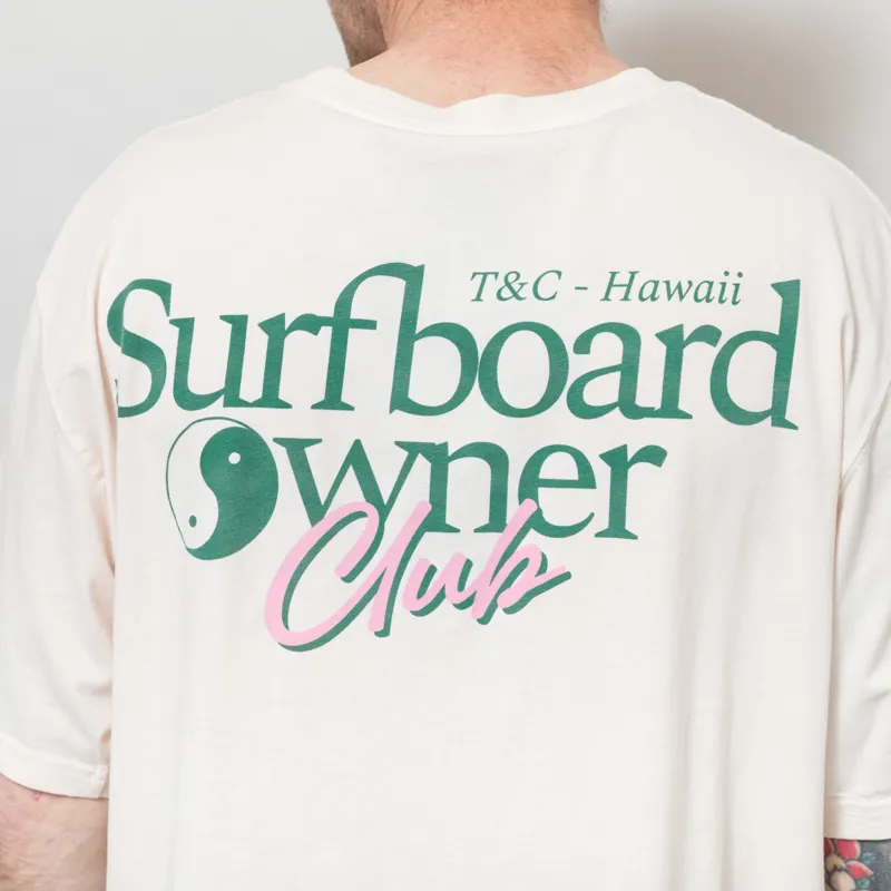 T and C Surf Owner T Shirt Vintage White-3