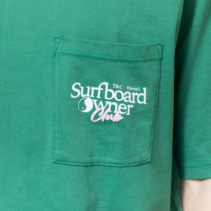 T and C Surf Owner T Shirt Green-3