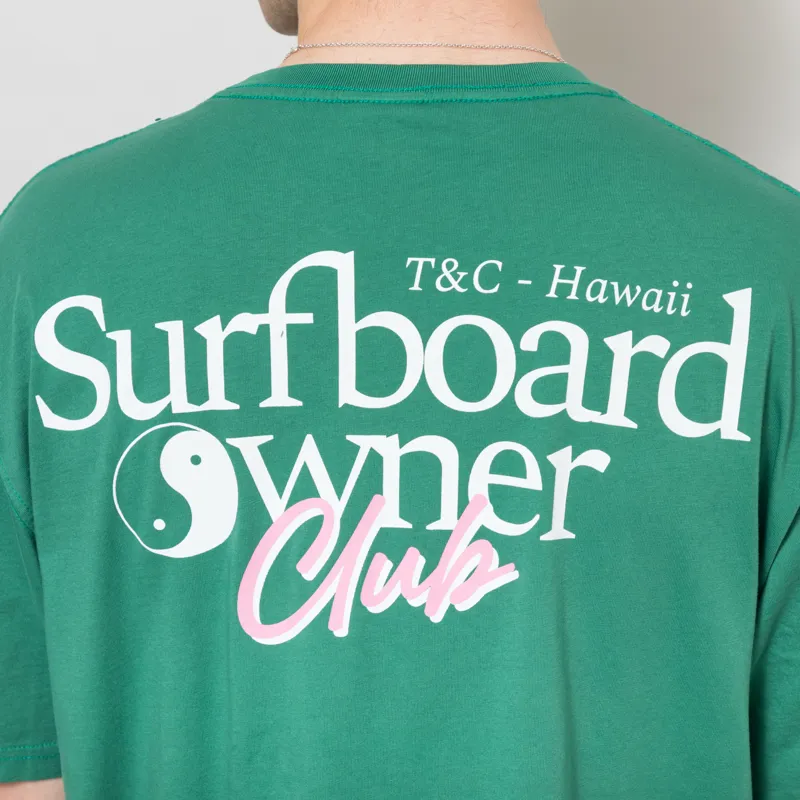 T and C Surf Owner T Shirt Green-4