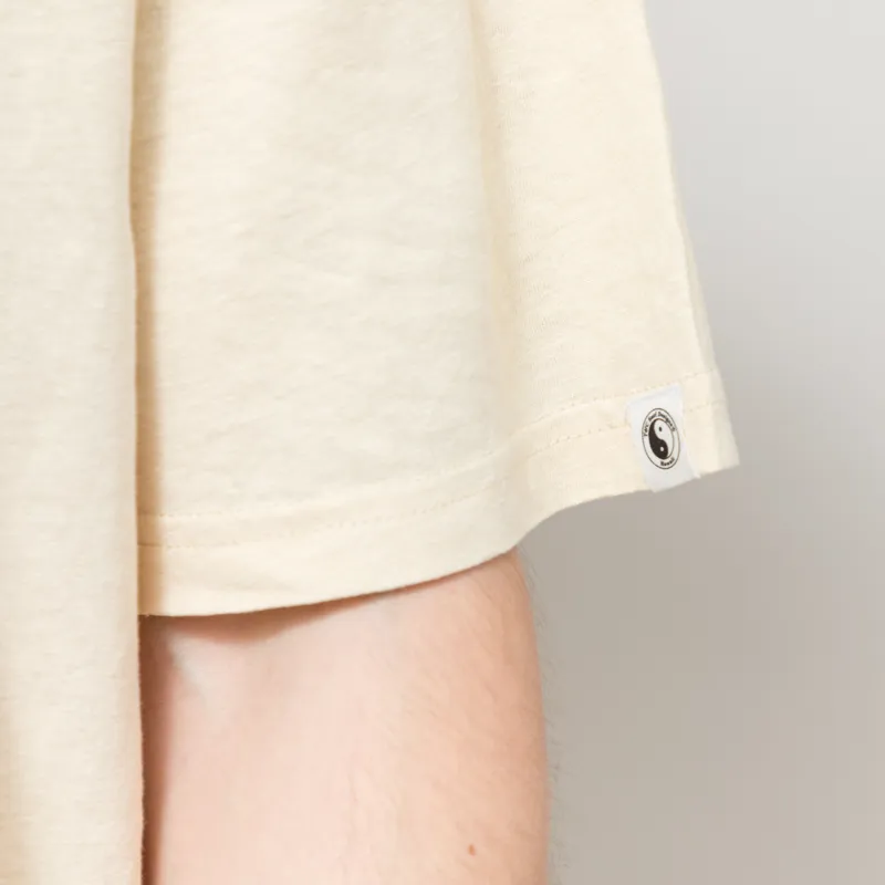 T and C Surf Plain T Shirt Greige-5