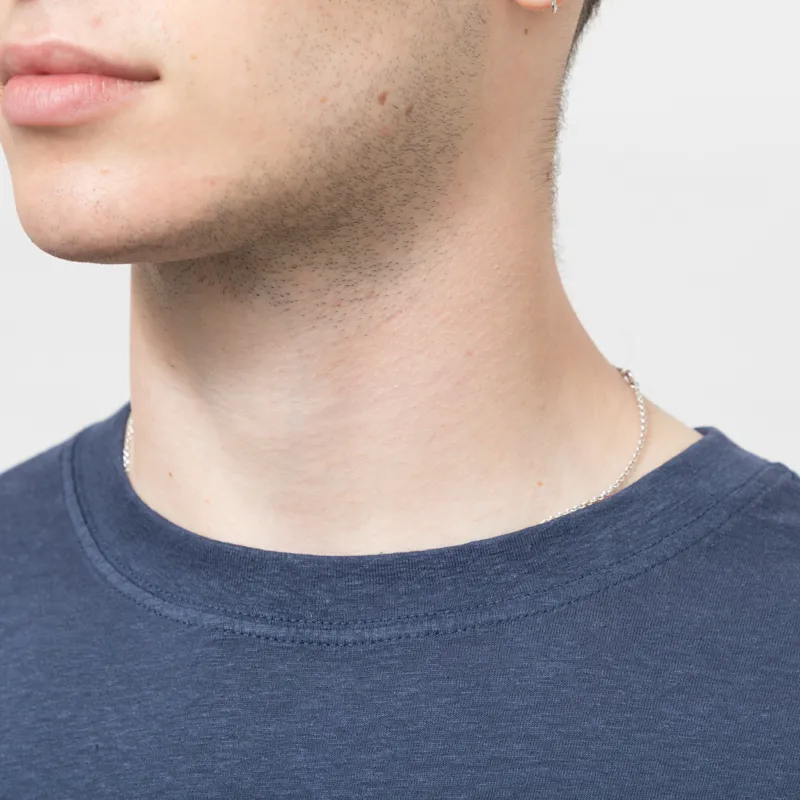 T and C Surf Plain T Shirt Dark Navy-2