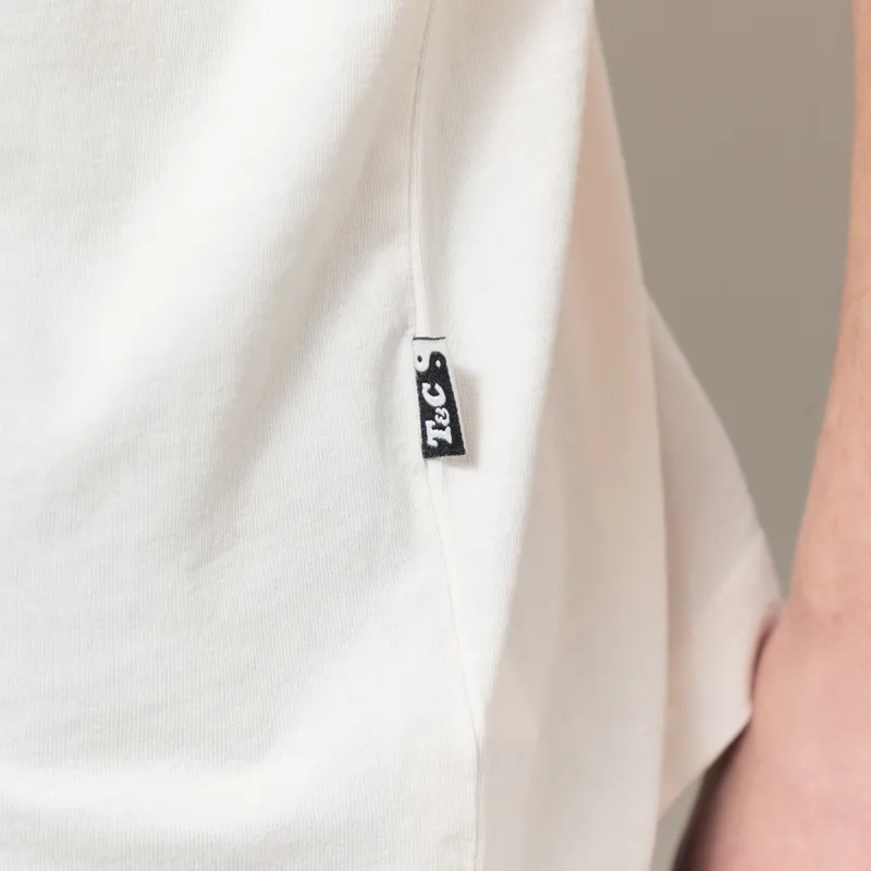 T and C Surf Service T Shirt Vintage White-5