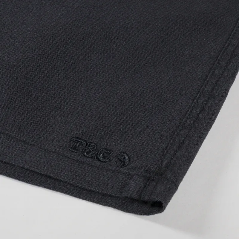T and C Surf Pearl Elastic Shorts Wash Black-7