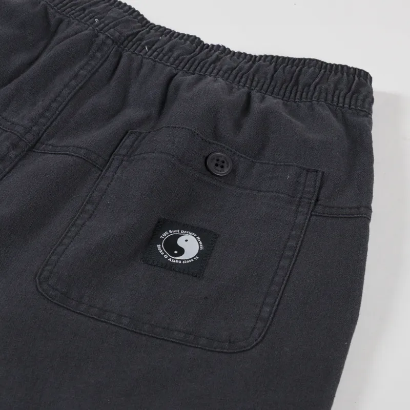 T and C Surf Pearl Elastic Shorts Wash Black-5