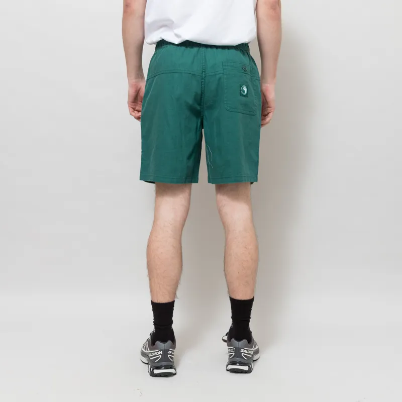 T and C Surf Pearl Elastic Shorts Green Sea-2