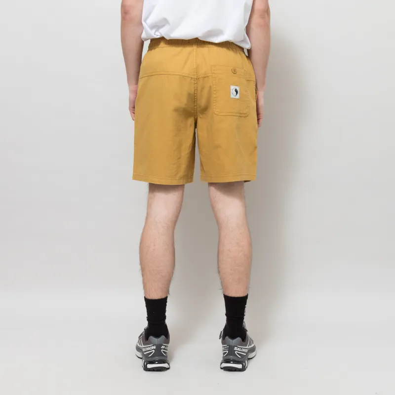 T and C Surf Pearl Elastic Shorts Gold-2