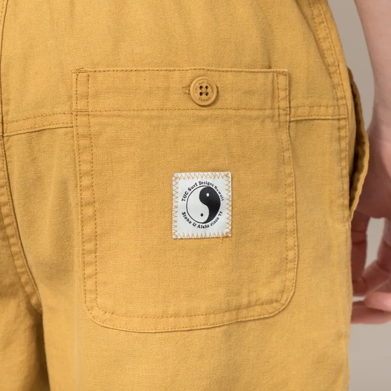 T and C Surf Pearl Elastic Shorts Gold-5