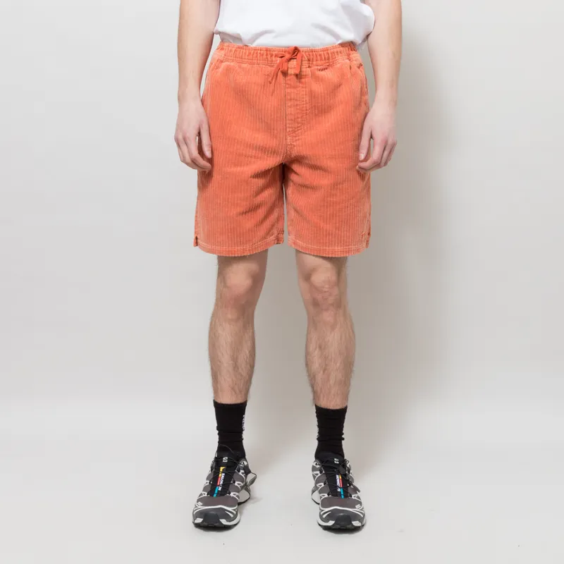T and C Surf Corduroy Beach Shorts Rust