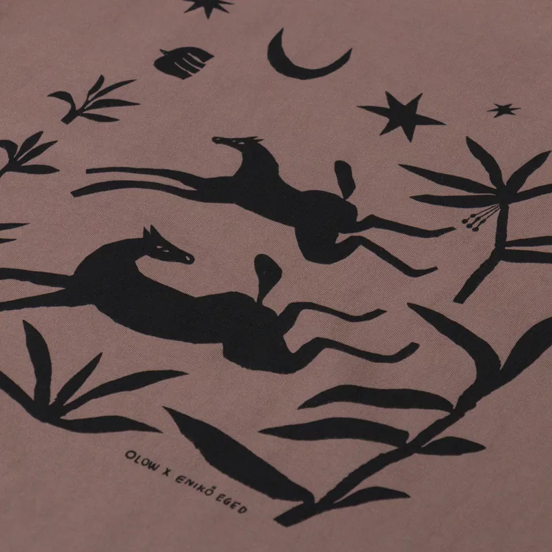 Olow Night Trip T Shirt Moka-4