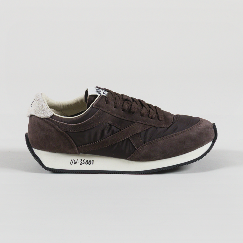 Walsh x Universal Works Tornado Shoe Brown Leather Canvas-1