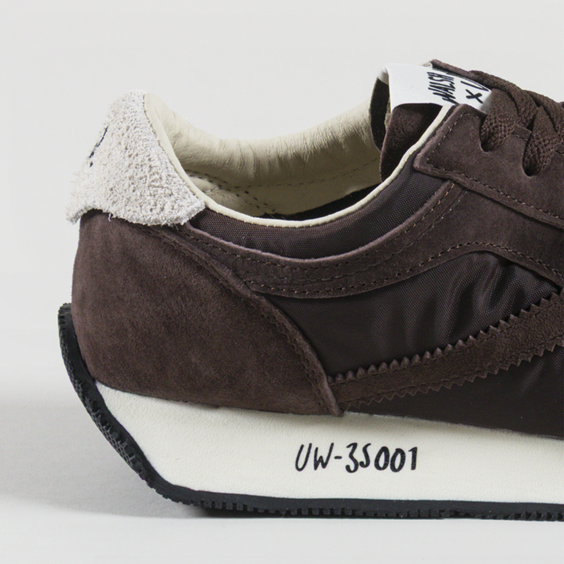 Walsh x Universal Works Tornado Shoe Brown Leather Canvas-2