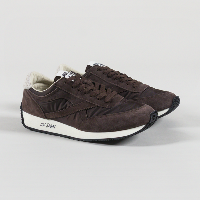 Walsh x Universal Works Tornado Shoe Brown Leather Canvas