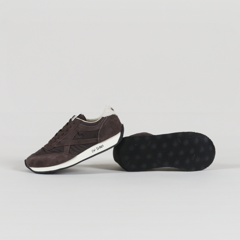 Walsh x Universal Works Tornado Shoe Brown Leather Canvas-4