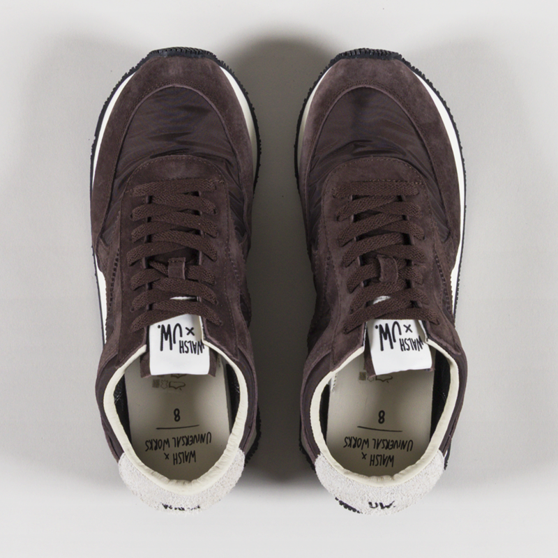 Walsh x Universal Works Tornado Shoe Brown Leather Canvas-5