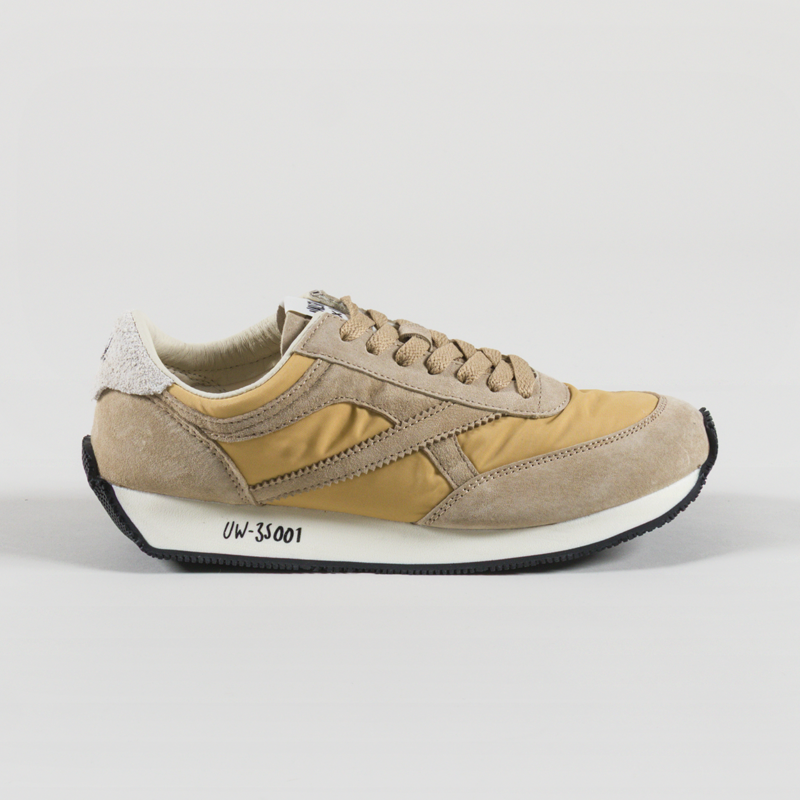 Walsh x Universal Works Tornado Shoe Beige Leather Canvas-2