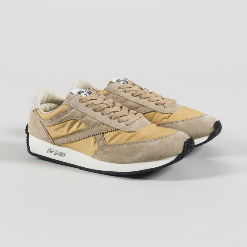 Walsh x Universal Works Tornado Shoe Beige Leather Canvas