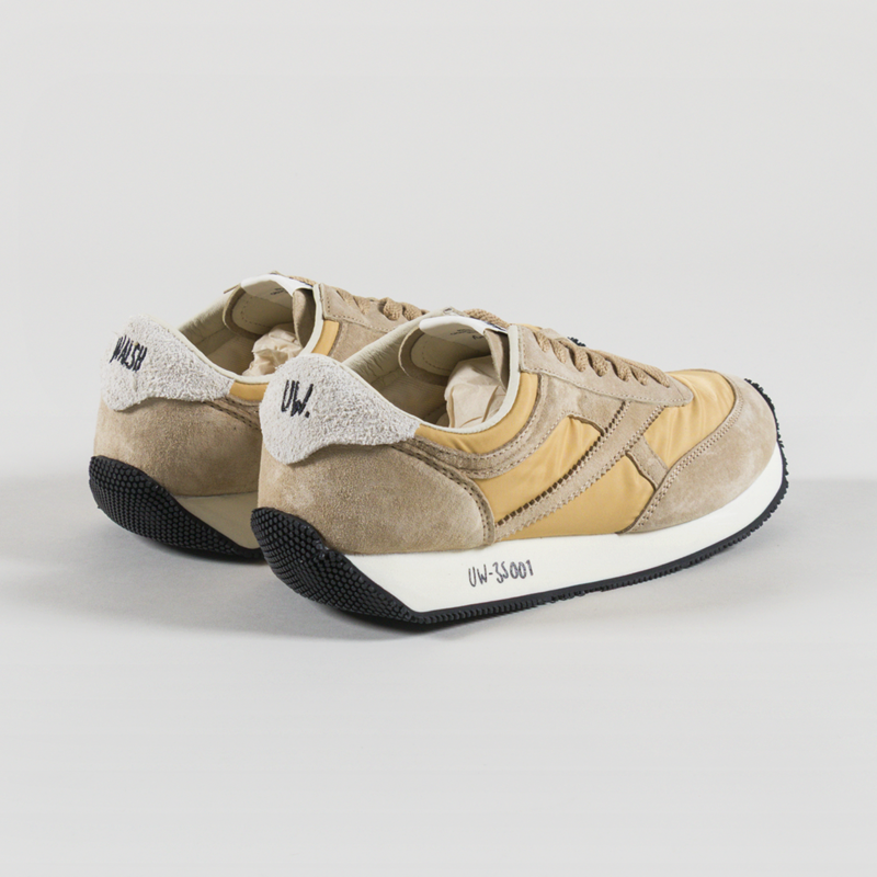 Walsh x Universal Works Tornado Shoe Beige Leather Canvas-1