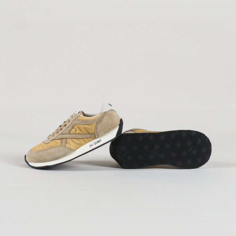 Walsh x Universal Works Tornado Shoe Beige Leather Canvas-3