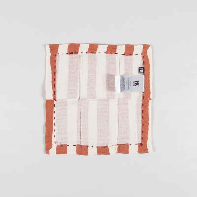 HKLIVING Cotton Napkins Striped Tangerine 2 Pack-1