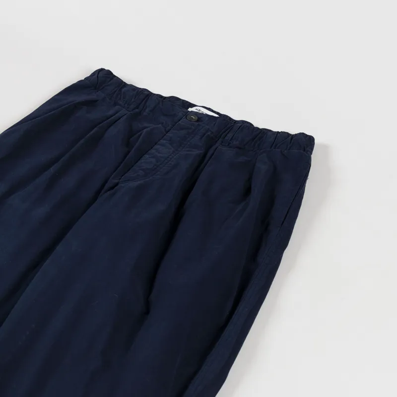 Kestin Clyde Pant Navy Cotton Twill-4