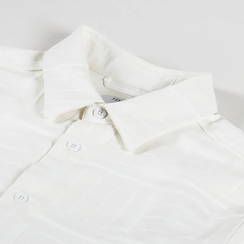 Percival Ladder Pearce Oversized Shirt Ecru-4