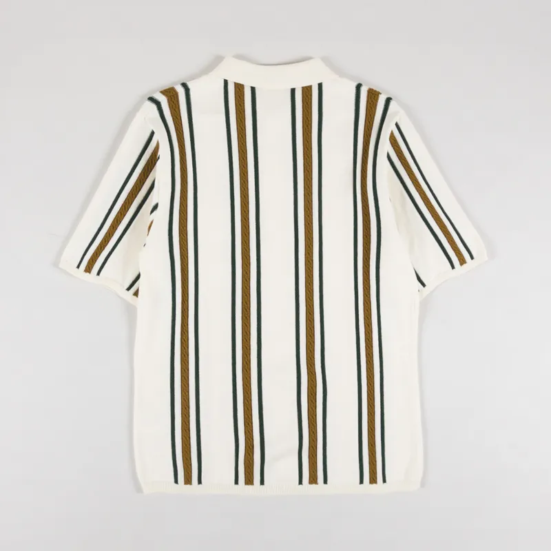 Percival Ventura Knitted Shirt Ecru-1