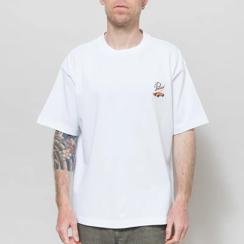 Percival Alistair Oversized T Shirt White-2