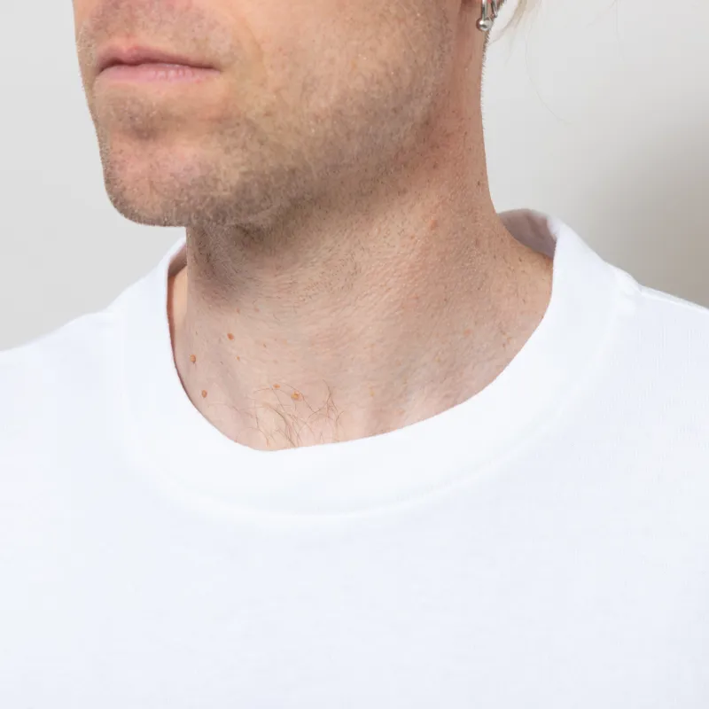 Percival Alistair Oversized T Shirt White-3