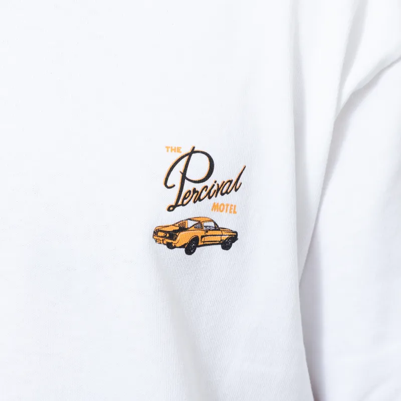 Percival Alistair Oversized T Shirt White-5