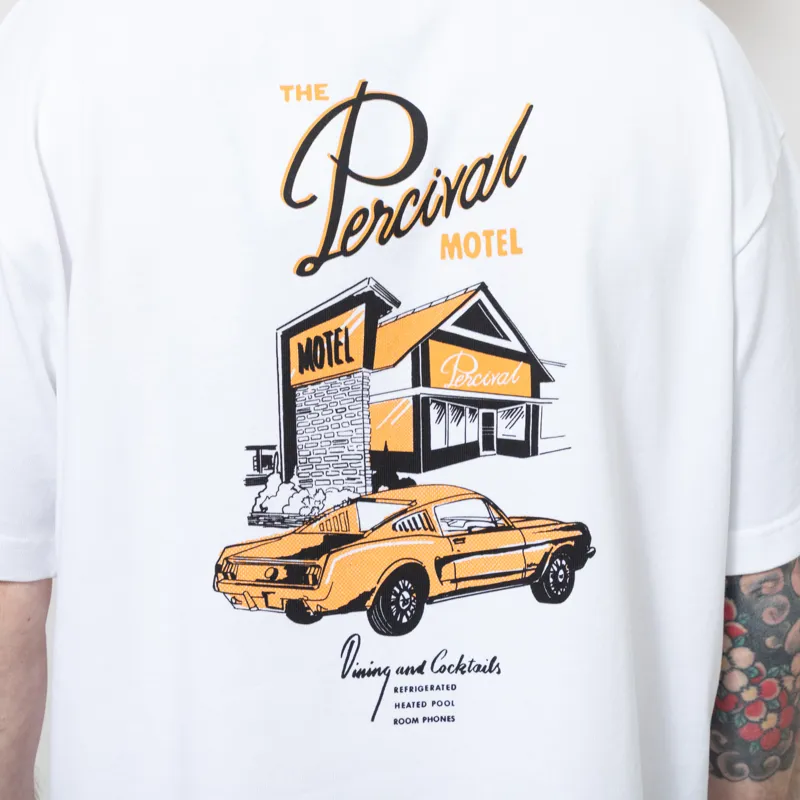 Percival Alistair Oversized T Shirt White-4
