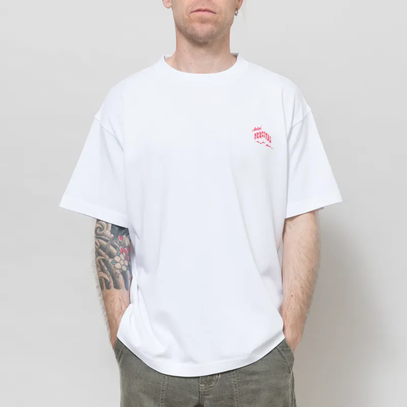 Percival Dexter Oversized T Shirt White-2