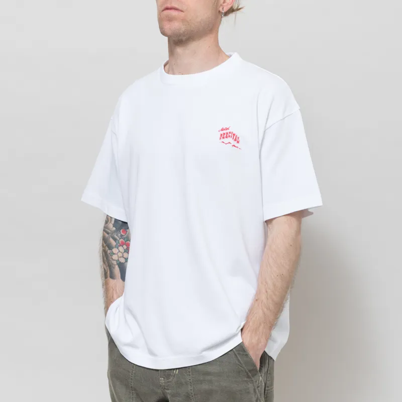Percival Dexter Oversized T Shirt White-1