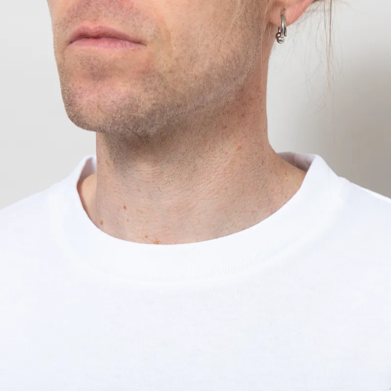 Percival Dexter Oversized T Shirt White-3