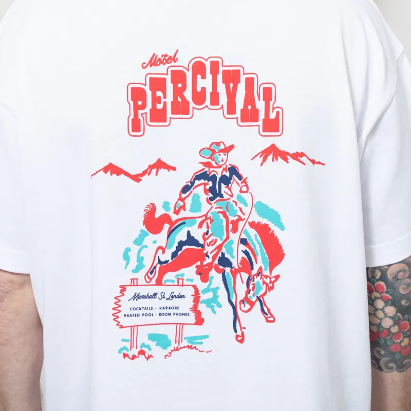 Percival Dexter Oversized T Shirt White-4