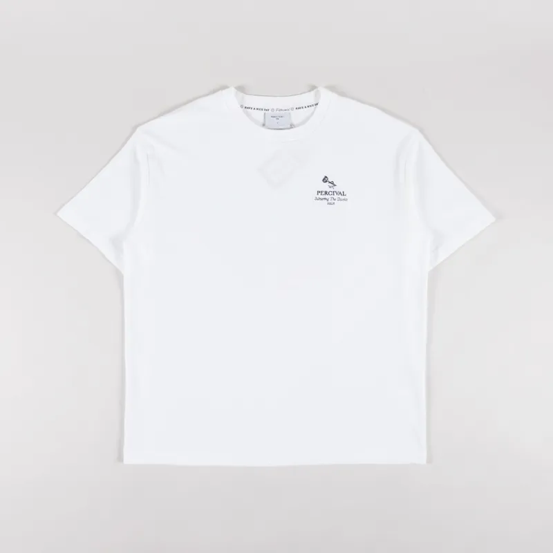 Percival Perci Waters Oversized T Shirt White-1