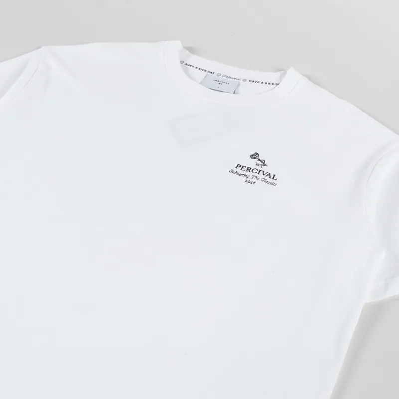 Percival Perci Waters Oversized T Shirt White-3