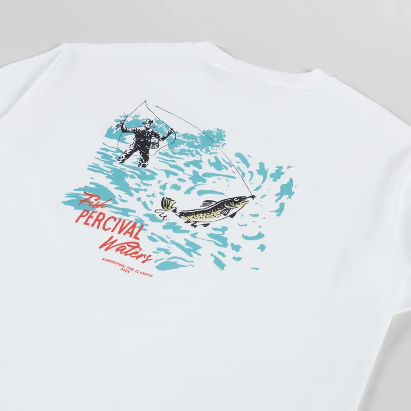 Percival Perci Waters Oversized T Shirt White-2