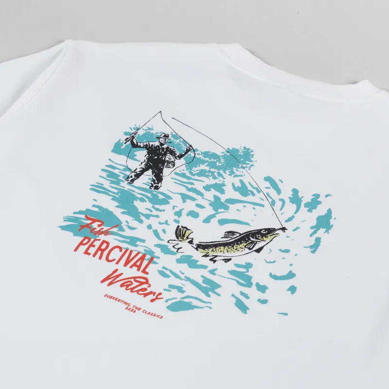 Percival Perci Waters Oversized T Shirt White-4