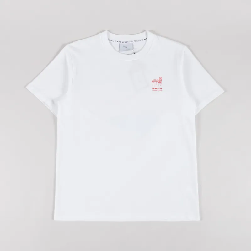 Percival Perci Fine Wines T Shirt White-1