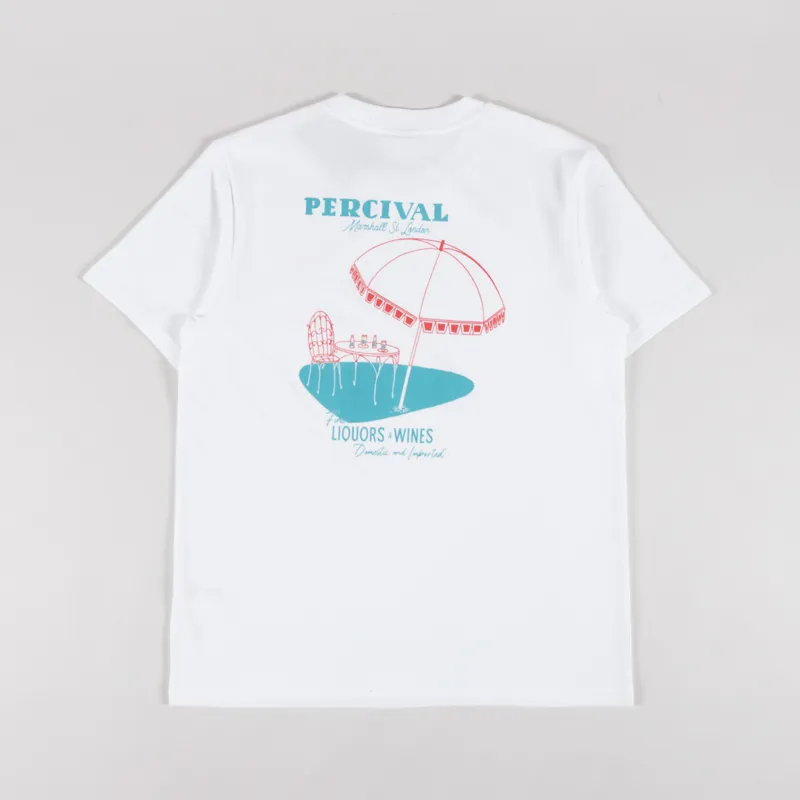Percival Perci Fine Wines T Shirt White