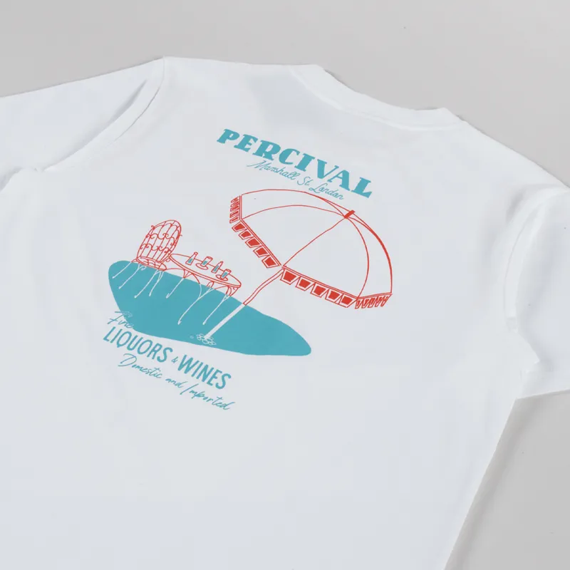 Percival Perci Fine Wines T Shirt White-2