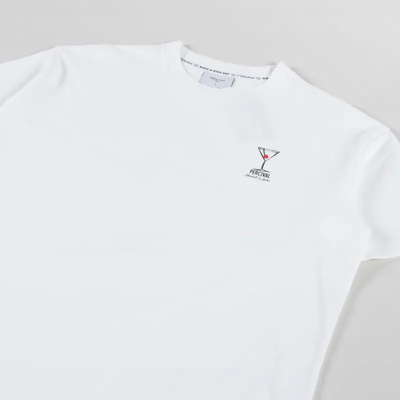 Percival Perci and Rossi Martini Oversized T Shirt White-3