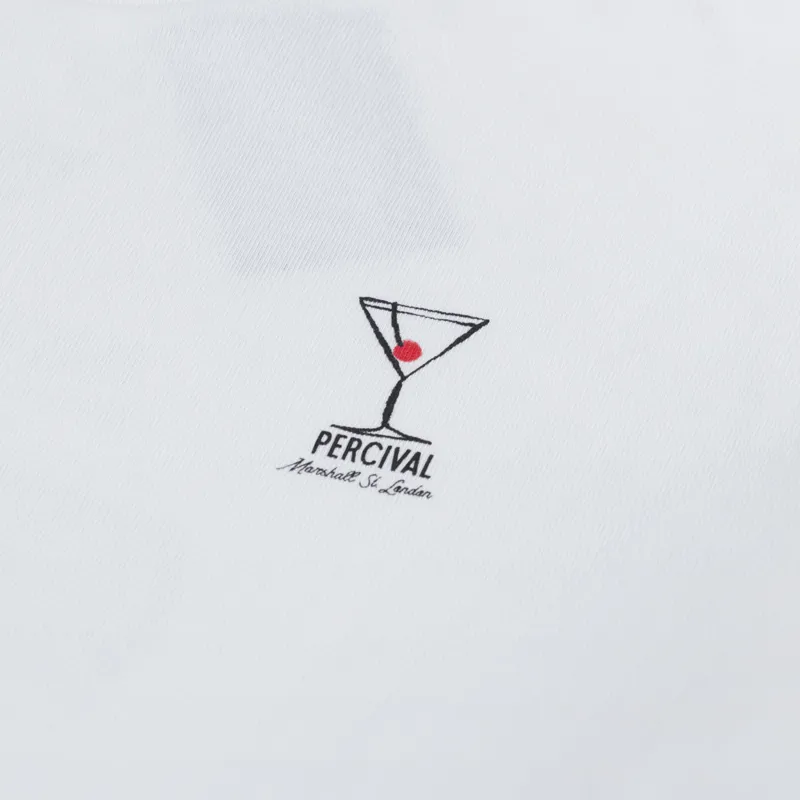 Percival Perci and Rossi Martini Oversized T Shirt White-5