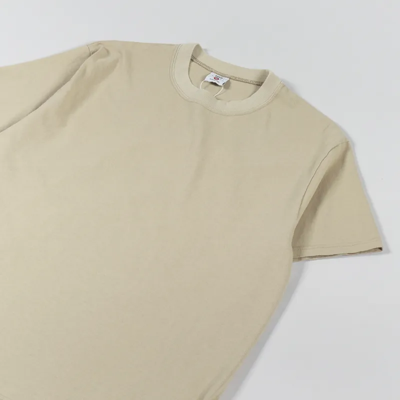 Edwin T Shirt Beige-2