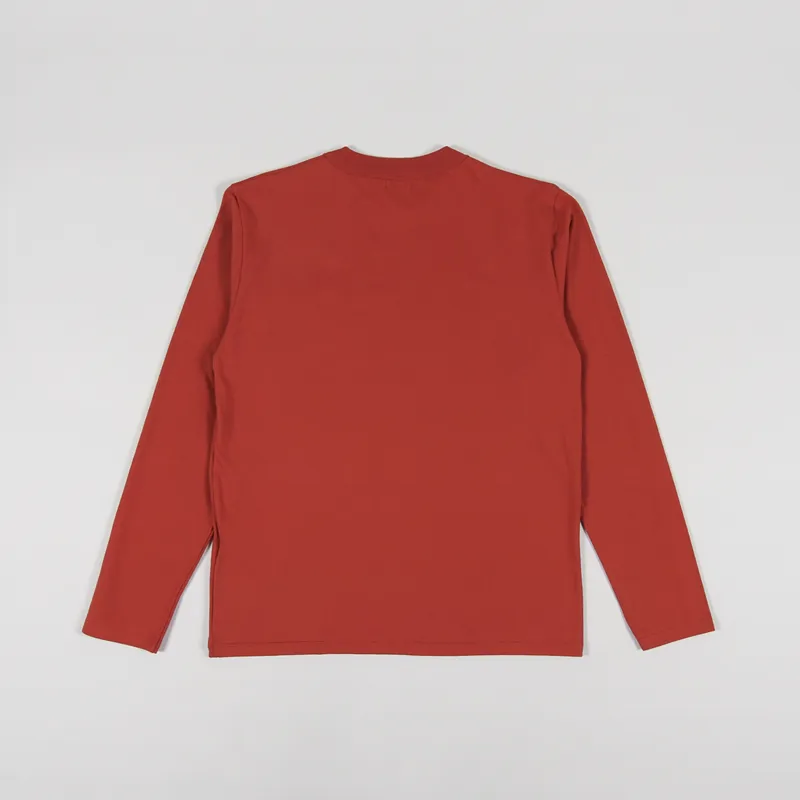 Armor Lux Heritage Pocket Long Sleeve T Shirt Auburn-1